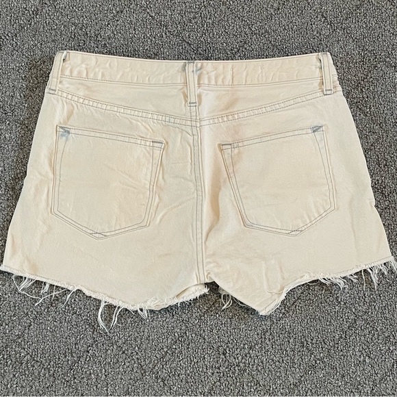 GAP 1969 Shorts Womens Size 26 Blue Faded Slim Cut Offs Denim Frayed Hems - Picture 9 of 9